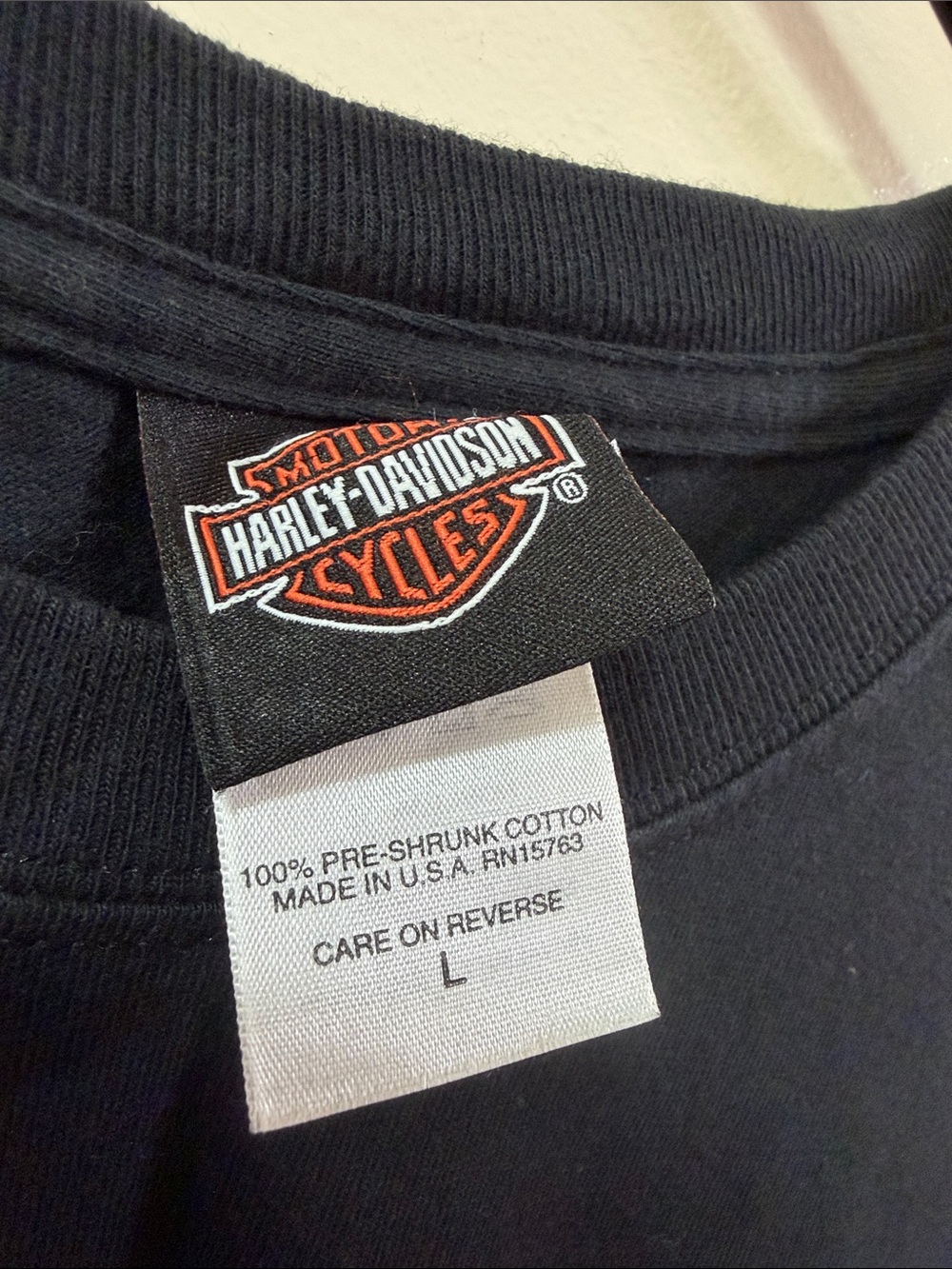 Harley-Davidson Tennessee Black Smoky Mountain Motorcycle Graphic Tee NWOT - Picture 5 of 5